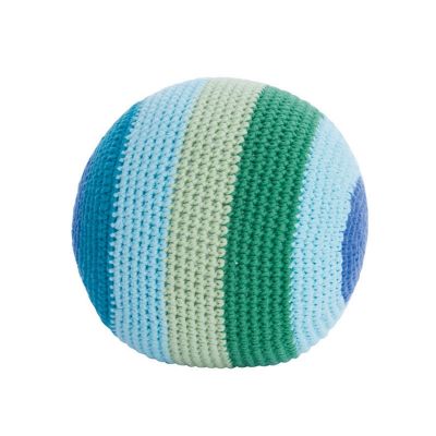 Hochet crochet balle bleue par Sebra