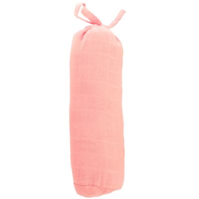 Drap housse en coton bio rose (60 x 120 cm)