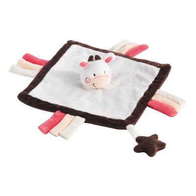 Doudou �tiquettes Maggy (25 x 25 cm) par Domiva