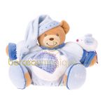 Patapouf ours et sa petite souris Blue (30 cm) - Kaloo