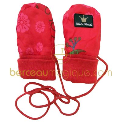 Moufles Cherry Blossom Birds (de 0 � 12 mois) par Elodie Details