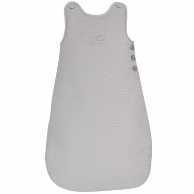 Gigoteuse grise claire Pluie d'�toile (70cm) par Tartine et Chocolat