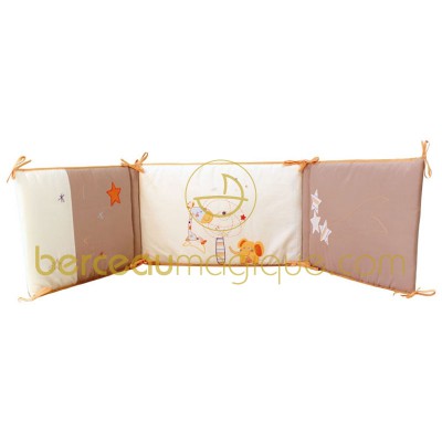 Tour de lit Marco 100% coton bio (40x180 cm) par Babycalin