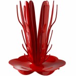 Egouttoir rouge 6 biberons - Bellemont