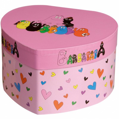 Coeur musical Barbapapa (rose) par Trousselier