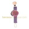Attache t�tine puce Les jolis pas beaux (21cm)