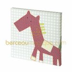 Tableau Poney rouge Gingerbread (30 x 30 cm) - Mamas and Papas