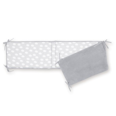 Tour de lit milky aladin en jersey grizou (pour lits 60 x 120 cm et 70 x 140 cm)