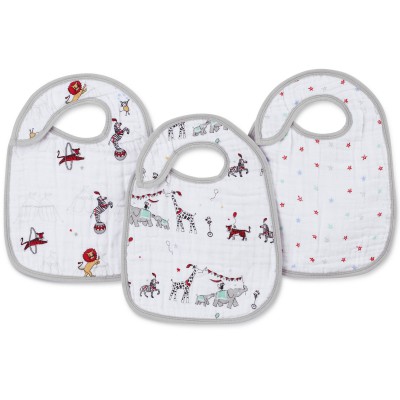 Lot de 3 bavoirs nibble circus