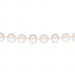 Collier de perles de culture blanches 45 cm (or jaune 750�)  - Berceau magique bijoux