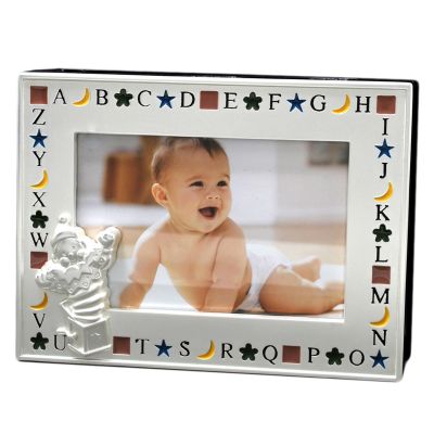 Cadre photo Alphabet (m�tal argent�) par Orf�vrerie de Cr�vigny 