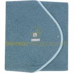 Sortie de bain personnalisable Aquarelle bleue - Sucre d'orge
