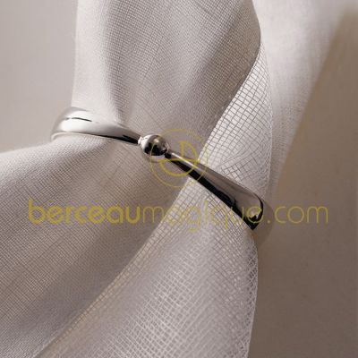 Rond de serviette Gio (argent massif) par Robbe & Berking