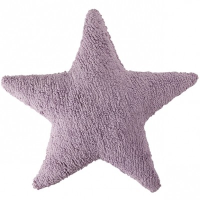 Coussin enfant étoile violet (50 cm)