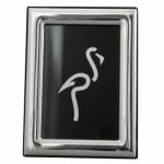 Petit cadre photo Perles 6 x 9 cm (argent massif) - Aubry Cadoret