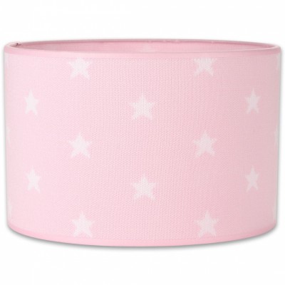 Abat-jour star rose et blanc (30 cm)