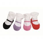 Bo�te 4 paires de chaussettes Babies couleur vives fond blanc (0-12 mois) - BB & Co