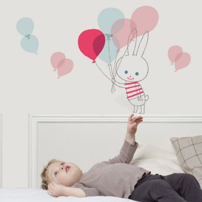 Stickers lapin balloon rabbit