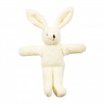 Doudou lapin hochet ivoire (16 cm) - Trousselier