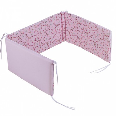 Tour de lit pink blossom (pour lits 60 x 120 et 70 x 140 cm)