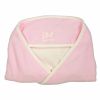 Babynomade polaire rose et ivoire (taille 1:  66 x 85 cm)