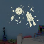 Stickers mural phosphorescent Space kit - Mimi'lou