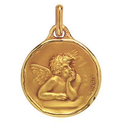 M�daille Ange Rapha�l (or jaune) par A.Augis
