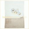 Couverture veloudoux Oscar et L�on (100 x 140 cm)