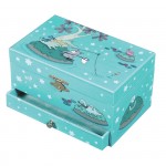 Bo�te � bijoux musicale Crocodile p�che bleu - Trousselier