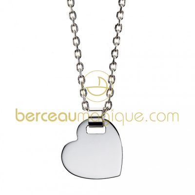 Pendentif Coeur Bambino (argent) par Christofle