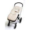 Chanceli�re fourr�e pour poussette �cru