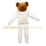 Grande peluche Ours matelass� blanc (52 cm) - Trousselier