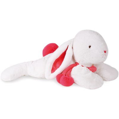 Peluche lapin pompon fraise (65 cm)