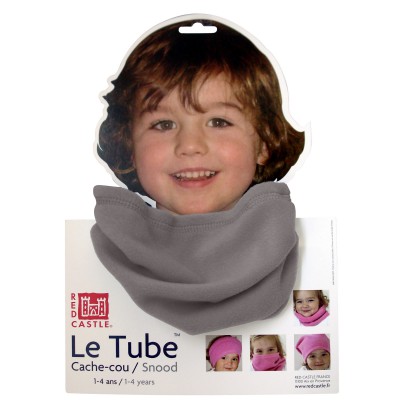Cache-cou Tube polaire taupe par Red Castle