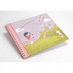Album photos de naissance � spirale rose Lilou - Amadeus