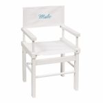 Fauteuil metteur en sc�ne Un dimanche au bord de l'eau blanc (personnalisable) - Moulin Roty