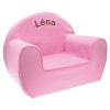 Fauteuil club personnalisable rose