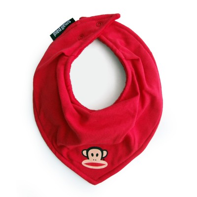 Bavoir bandana Small Paul rouge par Elodie Details