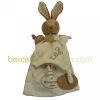 Doudou marionnette Lapin Bio