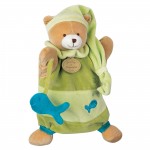 Doudou marionnette Theodore l'ours  par Doudou et Compagnie