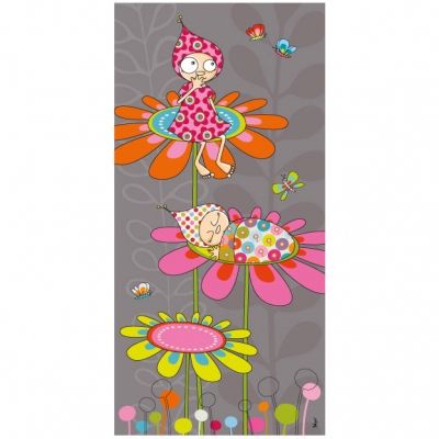 Tableau rêves de violette (38 x 78 cm)