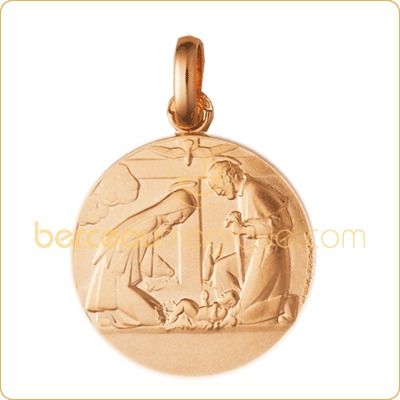 M�daille Nativit� d'Herbemont (avec revers) (or jaune) par La Monnaie de Paris