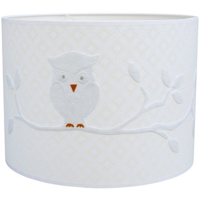 Suspension hibou blanc (35 cm de diamètre)