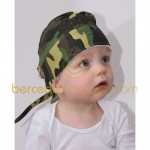 Bandana camouflage vert anti-UV BabyWrapz (2-5 ans) - BB & Co
