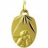 M�daille Ange r�veur (or jaune)