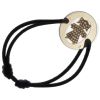 Bracelet cordon Bulle empierr� motif au choix (30mm)