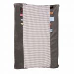 Housse de matelas � langer Happy Dressing Hippo Grey en coton bio (45 x 70 cm) - Snoozebaby