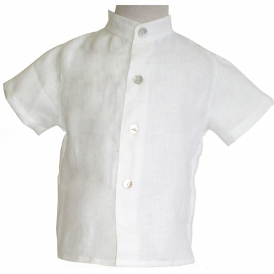 Chemise blanche fille 8 ans courte