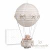 Lampe montgolfi�re ours vichy beige