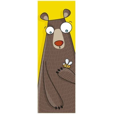 Tableau tête d'ours (20 x 60 cm)